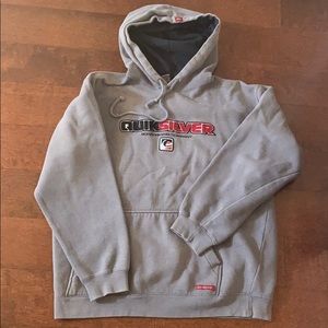 Vintage Grey Comfy Quicksilver Hoodie